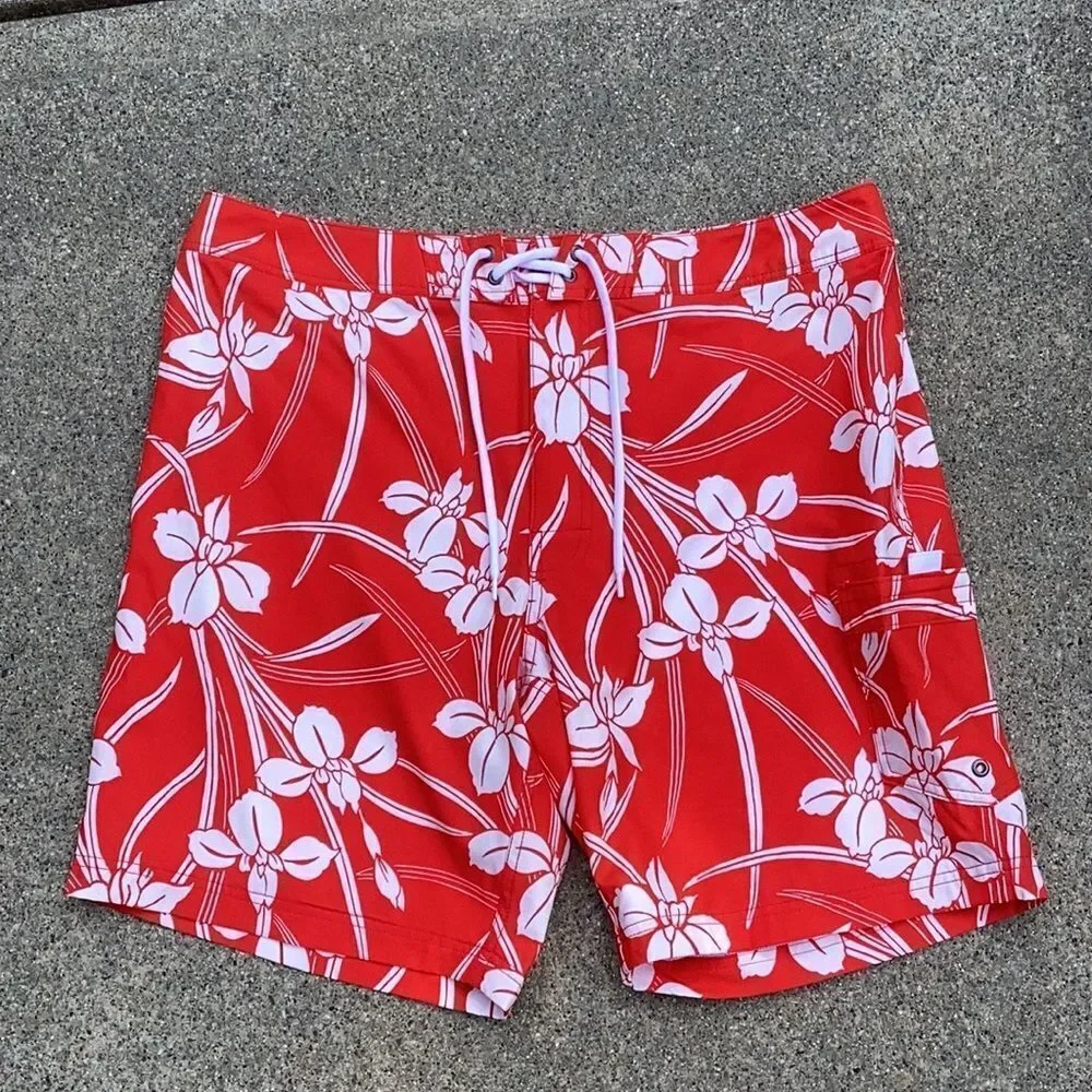 J CREW NWT MENS FLEX SWIMWEAR BATHING SUIT TRUNKS SHORTS SIZE 36